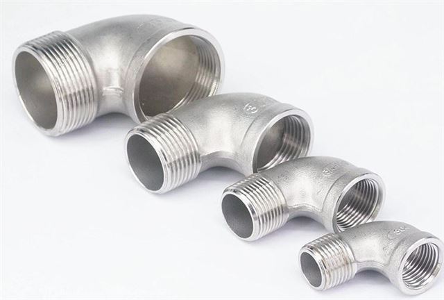 Cút thu một đầu ren trong, một đầu ren ngoài INOX 304