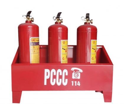Kệ đựng 3 bình chữa cháy - VN