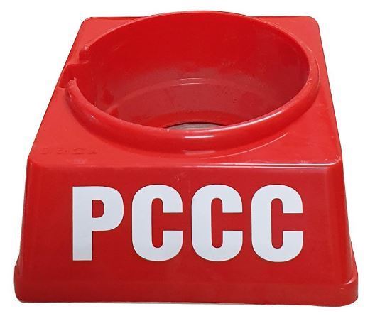 Kệ nhựa đựng 1 bình chữa cháy