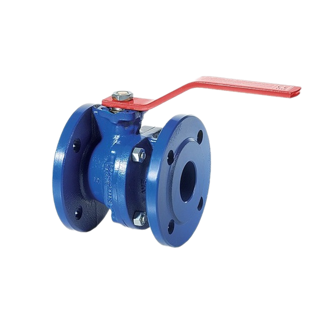 Van bi mặt bích gang