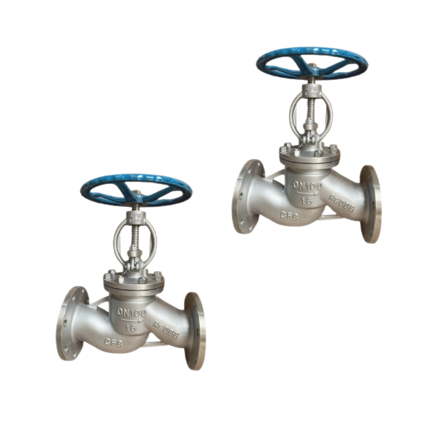 Van cầu hơi INOX mặt bích