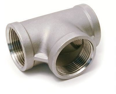 Tê đều ren trong INOX 304