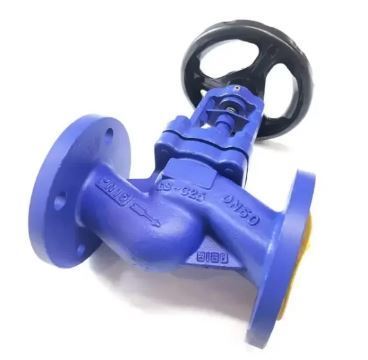 Van cầu hơi Thép mặt bích