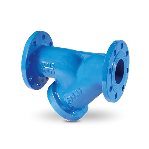 Y lọc gang nối bích